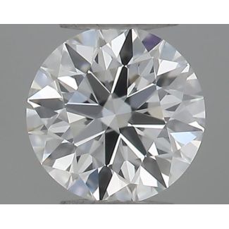 0.22 Carat Round E VVS1 EX GIA Natural Diamond