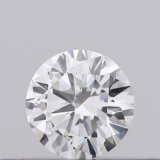 0.18 Carat Round G VS2 VG EX GIA Natural Diamond