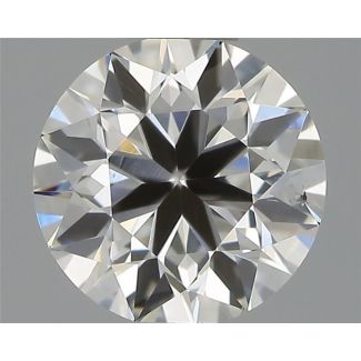 0.50 Carat Round H SI1 VG EX GIA Natural Diamond