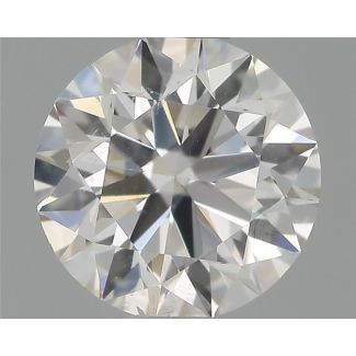 0.70 Carat Round F SI2 EX IGI Natural Diamond