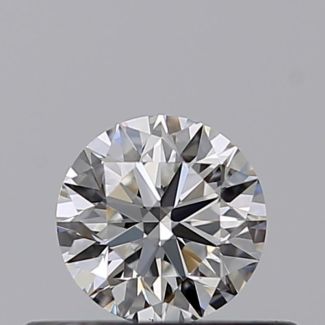 0.30 Carat Round F VS2 VG EX GIA Natural Diamond