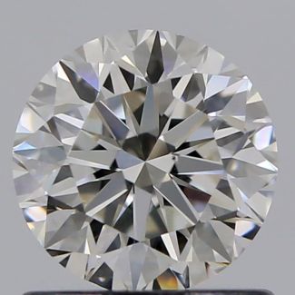 0.80 Carat Round I SI1 VG EX GIA Natural Diamond