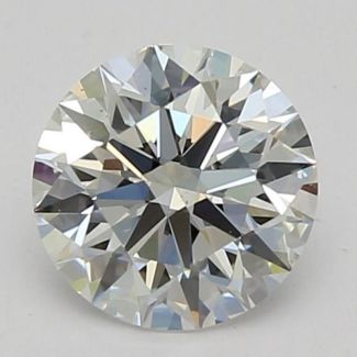 0.54 Carat Round F VS1 EX GIA Natural Diamond