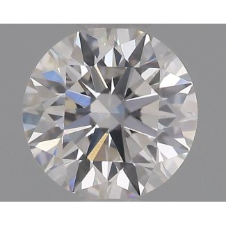 0.37 Carat Round G VVS1 EX GIA Natural Diamond