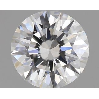 0.57 Carat Round E VVS1 EX GIA Natural Diamond