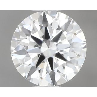 0.4 Carat Round E VVS2 EX GIA Natural Diamond