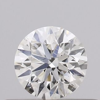 0.3 Carat Round H SI1 EX VG GIA Natural Diamond