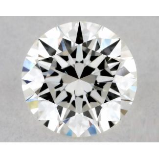 0.5 Carat Round H VVS1 EX GIA Natural Diamond