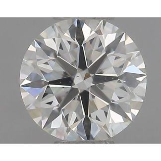 0.6 Carat Round H VS1 EX IGI Natural Diamond