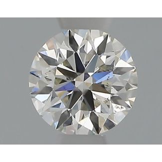 0.31 Carat Round H SI1 EX VG GIA Natural Diamond