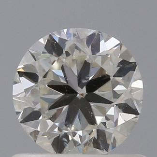 0.70 Carat Round I SI2 GD VG GIA Natural Diamond