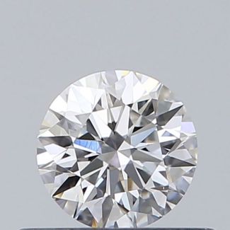 0.37 Carat Round E VS1 EX VG GIA Natural Diamond