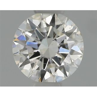 0.36 Carat Round G SI1 EX VG GIA Natural Diamond