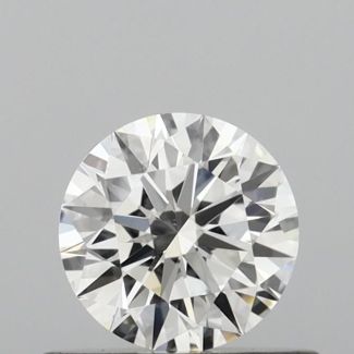 0.5 Carat Round D VVS2 EX IGI Natural Diamond