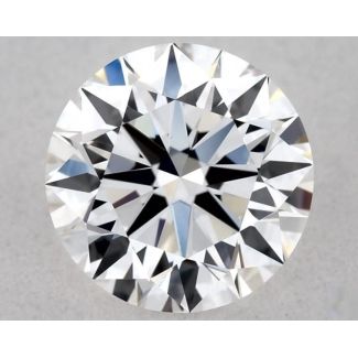 0.42 Carat Round D VVS2 EX GIA Natural Diamond