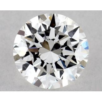 0.5 Carat Round E VVS1 EX GIA Natural Diamond