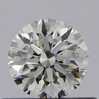 0.40 Carat Round J VVS1 VG EX GIA Natural Diamond