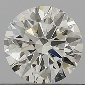 0.41 Carat Round E VS2 EX GIA Natural Diamond