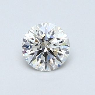 0.46 Carat Round H VS2 VG EX GIA Natural Diamond