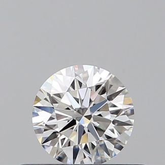 0.4 Carat Round H VVS2 EX GIA Natural Diamond