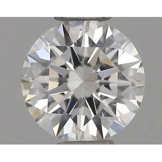 0.34 Carat Round G VVS1 EX IGI Natural Diamond