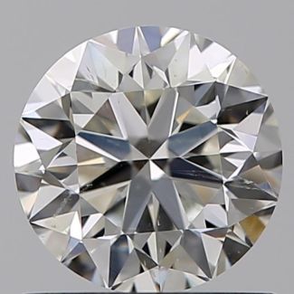 0.80 Carat Round I SI2 VG EX GIA Natural Diamond