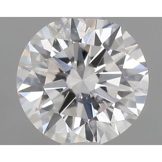 0.5 Carat Round E SI1 EX VG GIA Natural Diamond