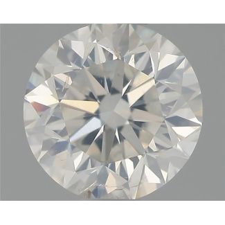 0.70 Carat Round H SI2 GD EX VG GIA Natural Diamond