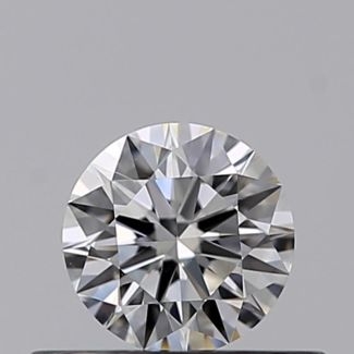 0.30 Carat Round F VVS1 EX VG GIA Natural Diamond