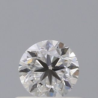 0.50 Carat Round E VS2 GD EX GIA Natural Diamond