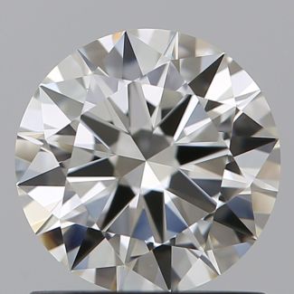 1.0 Carat Round H VVS1 EX IGI Natural Diamond