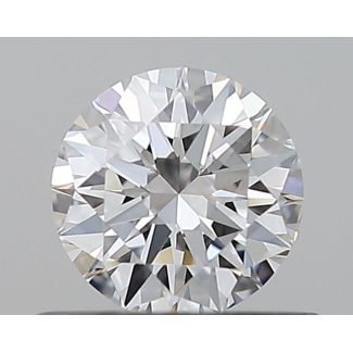 0.5 Carat Round D IF EX GIA Natural Diamond