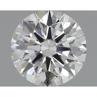 0.36 Carat Round D VVS2 EX GIA Natural Diamond