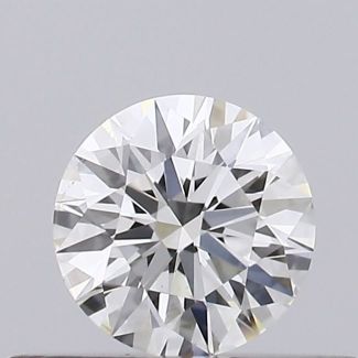 0.26 Carat Round H SI1 EX GIA Natural Diamond