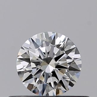 0.31 Carat Round F VS1 EX GIA Natural Diamond