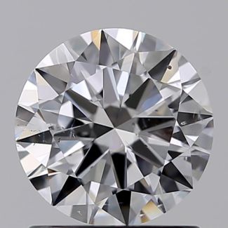 1.00 Carat Round D SI1 VG EX GIA Natural Diamond