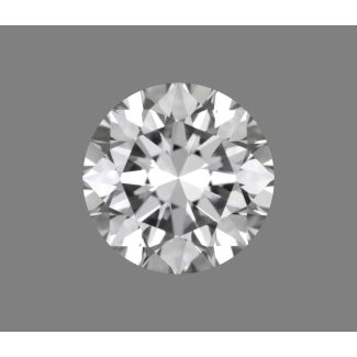 0.37 Carat Round E VVS1 EX GIA Natural Diamond