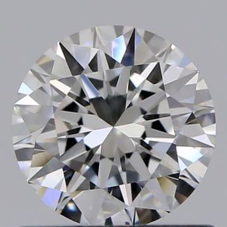 0.62 Carat Round D VS1 EX GIA Natural Diamond