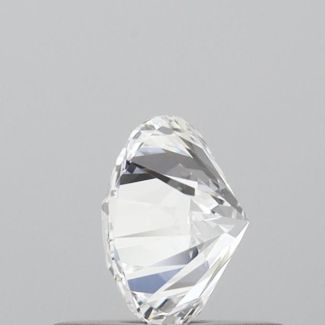 0.57 Carat Round D VVS2 EX GIA Natural Diamond