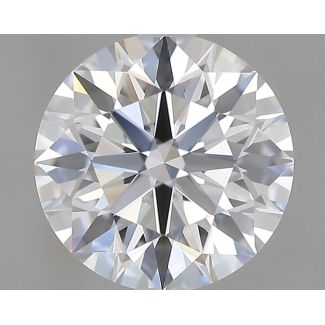 0.62 Carat Round D VVS1 EX GIA Natural Diamond