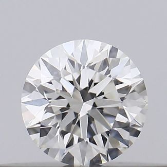 0.18 Carat Round H SI1 EX GIA Natural Diamond