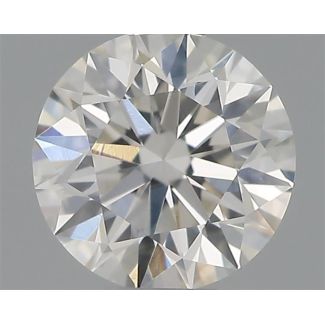 0.33 Carat Round H SI1 EX VG GIA Natural Diamond