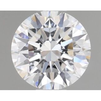 0.56 Carat Round D VS1 EX GIA Natural Diamond