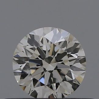 0.34 Carat Round I VS1 EX GIA Natural Diamond