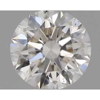 0.30 Carat Round G SI2 VG EX GIA Natural Diamond