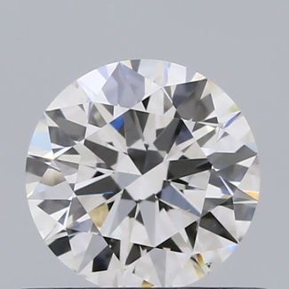 0.5 Carat Round H VS1 EX GIA Natural Diamond