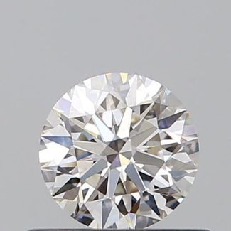 0.4 Carat Round H VVS1 EX GIA Natural Diamond