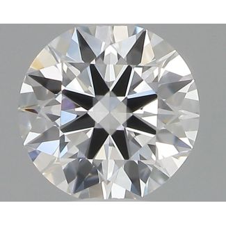 0.33 Carat Round D VVS1 EX GIA Natural Diamond