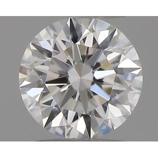 0.18 Carat Round F VVS1 EX GIA Natural Diamond