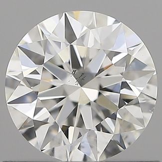 0.71 Carat Round F SI1 EX GIA Natural Diamond